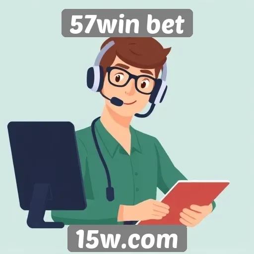Como funciona o suporte ao cliente da 57win bet